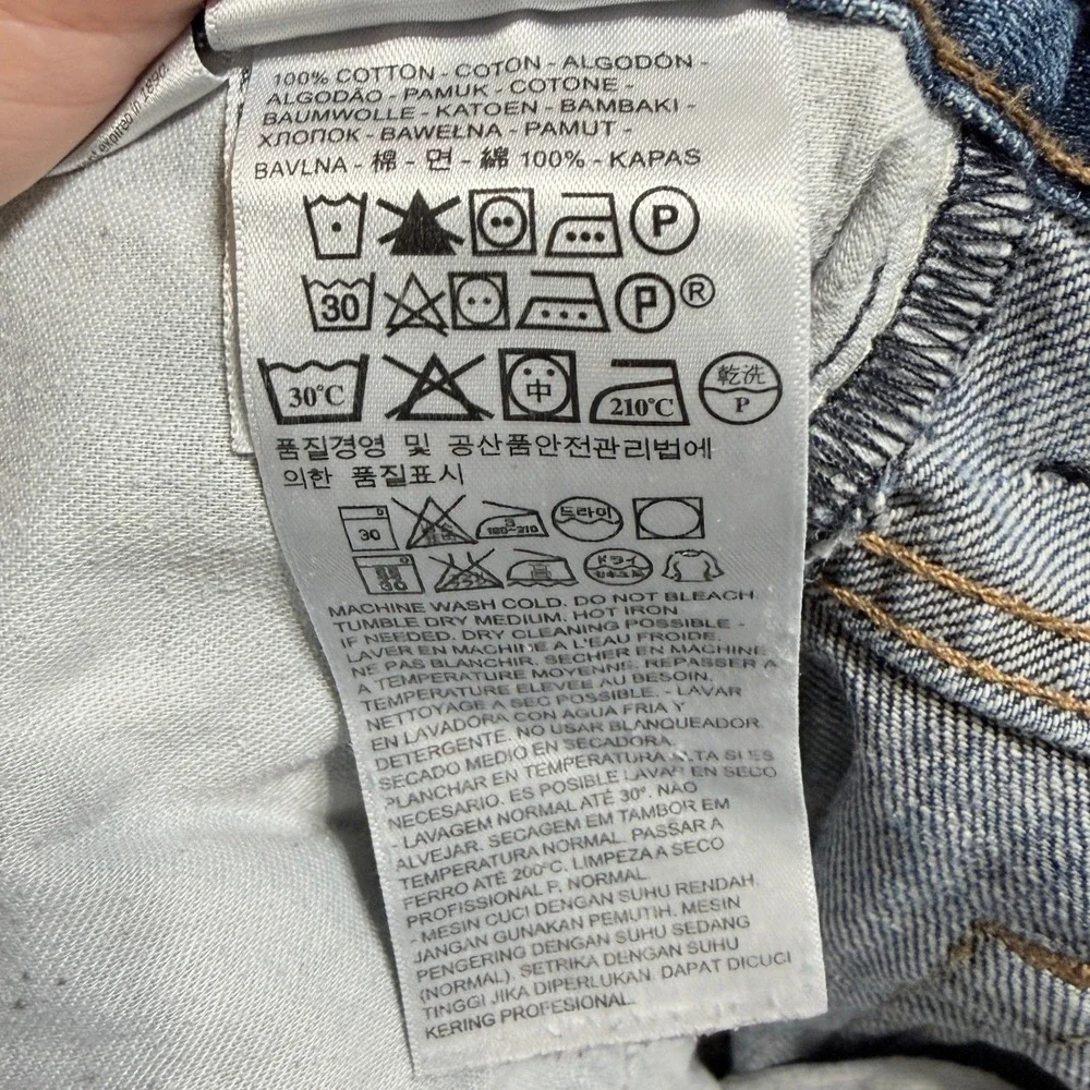 Levis 514 Straight Fit Mens Jeans Medium Wash Denim Blue Pants 34x32